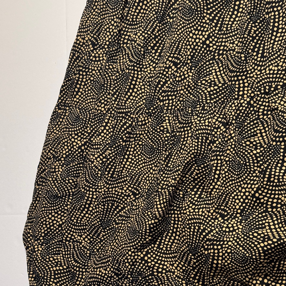 MADEWELL Smocked Drop-Waist Spiral Dot Black Cream Cotton Maxi Dress SUM 24 SM? - Picture 12 of 14
